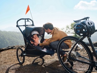 'strollercity prix™ stroller x bike trailer x shield bundle